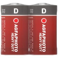   AGFAPHOTO Elem, D góliát, 2 db, féltartós (szén-cink), zsugor, AGFAPHOTO "Heavy Duty"