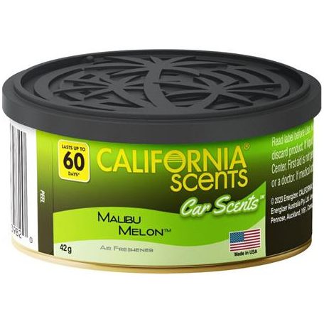 CALIFORNIA SCENTS Autóillatosító konzerv, 42 g, CALIFORNIA SCENTS "Malibu Melon"