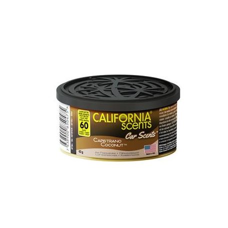 CALIFORNIA SCENTS Autóillatosító konzerv, 42 g, CALIFORNIA SCENTS "Capistrano Coconut"