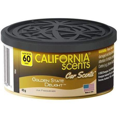 CALIFORNIA SCENTS Autóillatosító konzerv, 42 g, CALIFORNIA SCENTS "Golden State Delight"