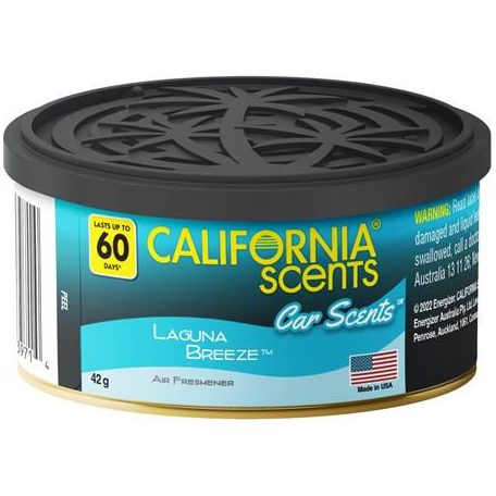 CALIFORNIA SCENTS Autóillatosító konzerv, 42 g, CALIFORNIA SCENTS "Laguna Breeze"
