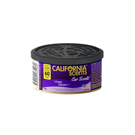 CALIFORNIA SCENTS Autóillatosító konzerv, 42 g, CALIFORNIA SCENTS "Verri Berry"