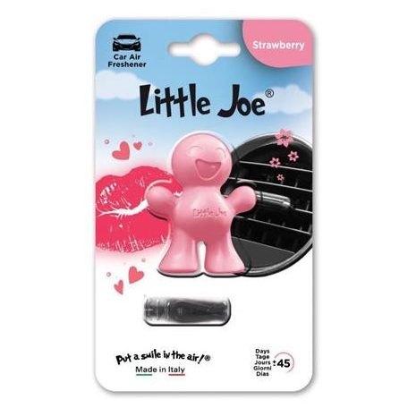 LITTLE JOE Autóillatosító, szellőzőrácsra, LITTLE JOE "Strawberry", s.rózsaszín