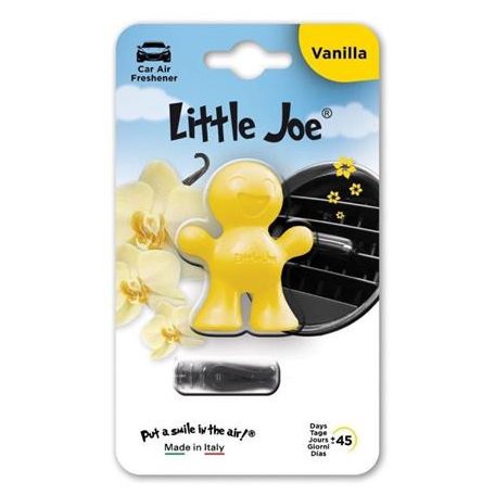 LITTLE JOE Autóillatosító, szellőzőrácsra, LITTLE JOE "Vanilla", sárga