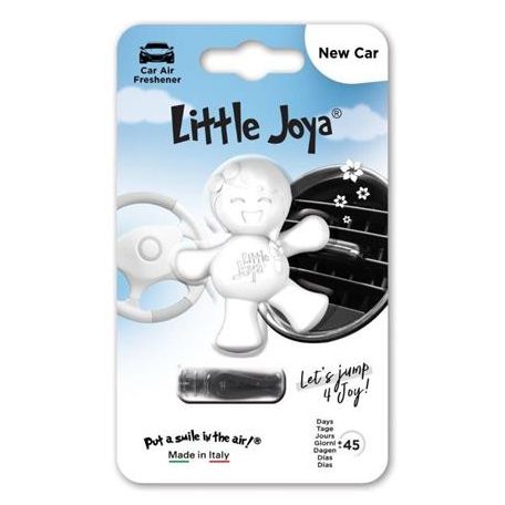 LITTLE JOE Autóillatosító, szellőzőrácsra, LITTLE JOE "JOYA New Car", fehér