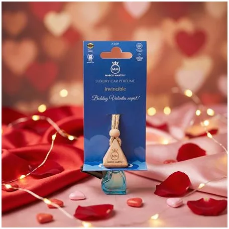 MARCO MARTELY Autóparfüm, férfi illat, 7 ml, MARCO MARTELY "Valentin Invincible"