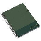 AMBAR Spirálfüzet, A4, kockás, 100 lap, keményfedeles, AMBAR "Kraft", vegyes színek