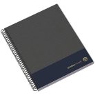 AMBAR Spirálfüzet, A4, vonalas, 100 lap, keményfedeles, AMBAR "Kraft", vegyes színek