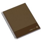 AMBAR Spirálfüzet, A4, vonalas, 100 lap, keményfedeles, AMBAR "Kraft", vegyes színek