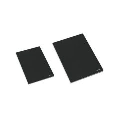   AMBAR Füzet, tűzött, A5, vonalas, 80 lap, AMBAR "Classic", fekete