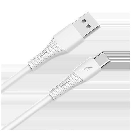AVAX Töltőkábel, USB-A - USB-C, 18W, 1,5 m, AVAX "CB3301", fehér