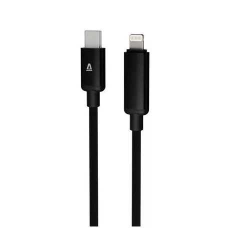 AVAX Töltőkábel, USB-C - lightning (Apple), 27W, 1 m, AVAX "CB651 Pulsey", szürke