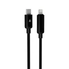 AVAX Töltőkábel, USB-C - lightning (Apple), 27W, 1 m, AVAX "CB651 Pulsey", szürke