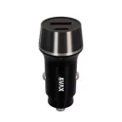 AVAX Autós töltő, USB-C, USB-A, AVAX "CC340B", fekete