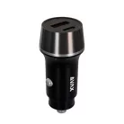AVAX Autós töltő, USB-C, USB-A, AVAX "CC340B", fekete