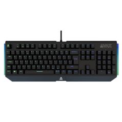   AVAX Billentyűzet, vezetékes, HUN, gaming, barna switch, AVAX "FS01", fekete