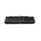 AVAX Billentyűzet, vezetékes, HUN, gaming, barna switch, AVAX "FS01", fekete