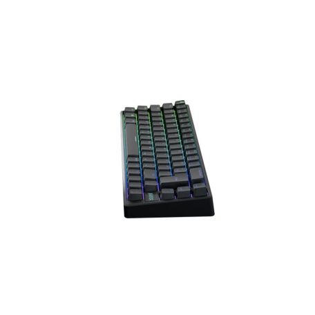 AVAX Billentyűzet, vezetékes, HUN, gaming, barna switch, AVAX "GM01", fekete