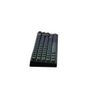 AVAX Billentyűzet, vezeték nélküli, HUN, gaming, barna switch, AVAX "GM01 PRO", fekete