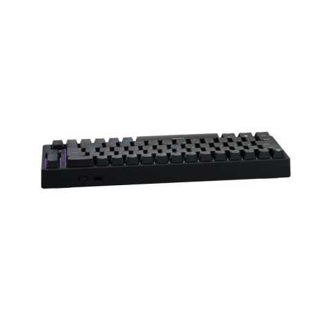 AVAX Billentyűzet, vezeték nélküli, HUN, gaming, barna switch, AVAX "GM01 PRO", fekete