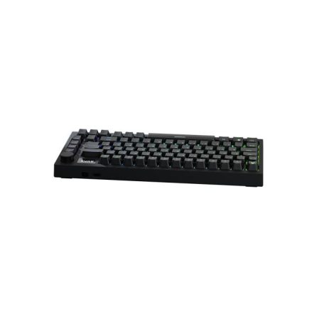AVAX Billentyűzet, vezeték nélküli, HUN, gaming, barna switch, AVAX "GM02 PRO", fekete
