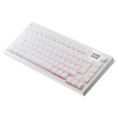   AVAX Billentyűzet, vezeték nélküli, HUN, gaming, piros switch, AVAX "GM02 PRO", fehér