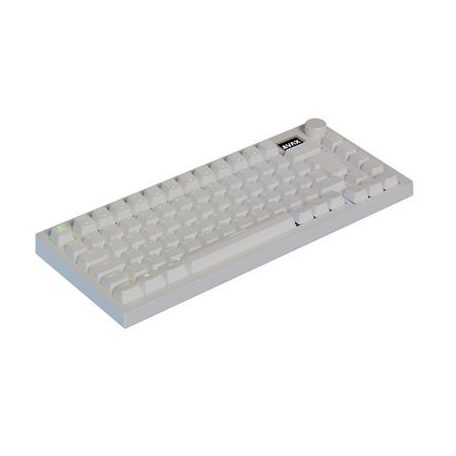 AVAX Billentyűzet, vezeték nélküli, HUN, gaming, piros switch, AVAX "GM02 PRO", fehér
