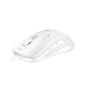 AVAX Egér, vezetékes, gaming, RGB, AVAX "LW01", fehér