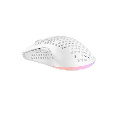 AVAX Egér, vezetékes, gaming, RGB, AVAX "LW01", fehér
