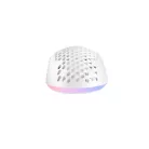 AVAX Egér, vezetékes, gaming, RGB, AVAX "LW01", fehér