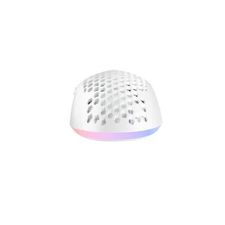 AVAX Egér, vezetékes, gaming, RGB, AVAX "LW01", fehér