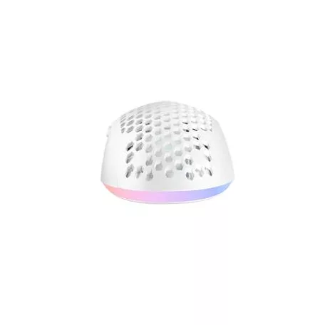 AVAX Egér, vezetékes, gaming, RGB, AVAX "LW01", fehér