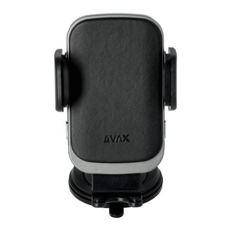 AVAX Autós töltő, vezeték nélküli, szellőzőrácsra/szélvédőre, AVAX "WH601 Freely+", fekete