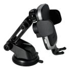 AVAX Autós töltő, vezeték nélküli, szellőzőrácsra/szélvédőre, AVAX "WH601 Freely+", fekete