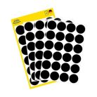 AVERY ZWECKFORM Etikett, 18 mm, kör, AVERY ZWECKFORM, fekete, 96 etikett/csomag