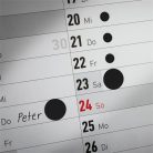 AVERY ZWECKFORM Etikett, 18 mm, kör, AVERY ZWECKFORM, fekete, 96 etikett/csomag