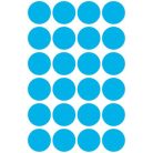 AVERY ZWECKFORM Etikett, 18 mm, kör, AVERY ZWECKFORM, kék, 96 etikett/csomag