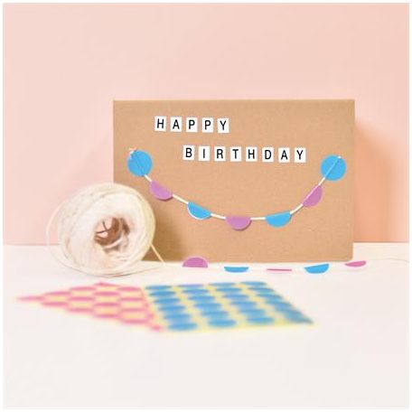 AVERY ZWECKFORM Etikett, 18 mm, kör, AVERY ZWECKFORM, kék, 96 etikett/csomag