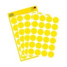 AVERY ZWECKFORM Etikett, 18 mm, kör, AVERY ZWECKFORM, sárga, 96 etikett/csomag