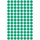AVERY ZWECKFORM Etikett, 8 mm, kör, AVERY ZWECKFORM, zöld, 416 etikett/csomag