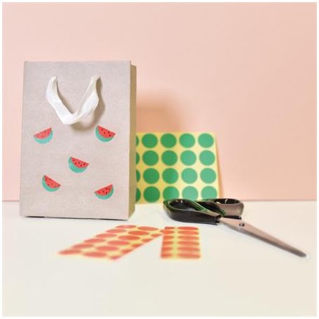 AVERY ZWECKFORM Etikett, 8 mm, kör, AVERY ZWECKFORM, zöld, 416 etikett/csomag