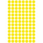 AVERY ZWECKFORM Etikett, 8 mm, kör, AVERY ZWECKFORM, sárga, 416 etikett/csomag
