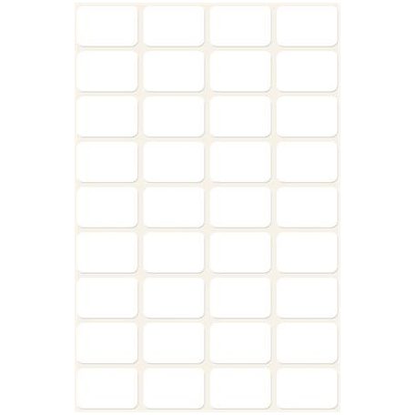 AVERY ZWECKFORM Etikett, 18x12 mm, kézzel írható, kerekitett sarkú, AVERY ZWECKFORM, 216 etikett/csomag