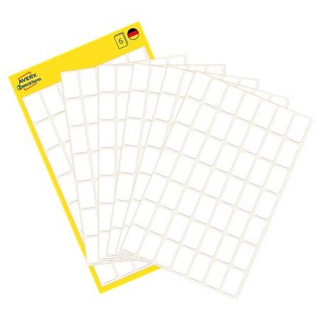 AVERY ZWECKFORM Etikett, 16x9 mm, kézzel írható, kerekített sarkú, AVERY ZWECKFORM, 294 etikett/csomag