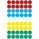 AVERY ZWECKFORM Etikett, 12 mm, kör, AVERY ZWECKFORM, 5 különböző szín, 270 etikett/csomag