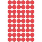 AVERY ZWECKFORM Etikett, 12 mm, kör, AVERY ZWECKFORM, piros, 270 etikett/csomag