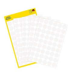   AVERY ZWECKFORM Etikett, 12 mm, kör, AVERY ZWECKFORM, fehér, 270 etikett/csomag