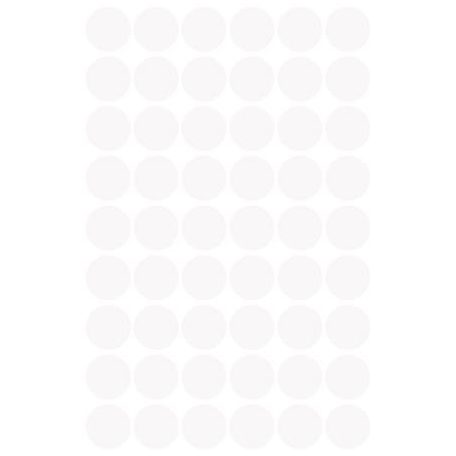 AVERY ZWECKFORM Etikett, 12 mm, kör, AVERY ZWECKFORM, fehér, 270 etikett/csomag