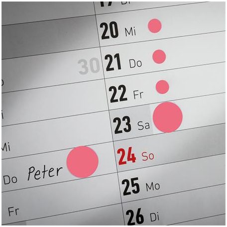 AVERY ZWECKFORM Etikett, 18 mm, kör, AVERY ZWECKFORM, neon piros, 96 etikett/csomag