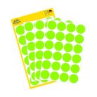AVERY ZWECKFORM Etikett, 18 mm, kör, AVERY ZWECKFORM, neon zöld, 96 etikett/csomag